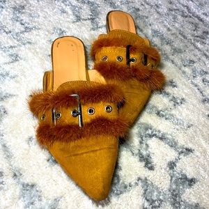 Womens Mules, Size 7, Brown rich colour, slides